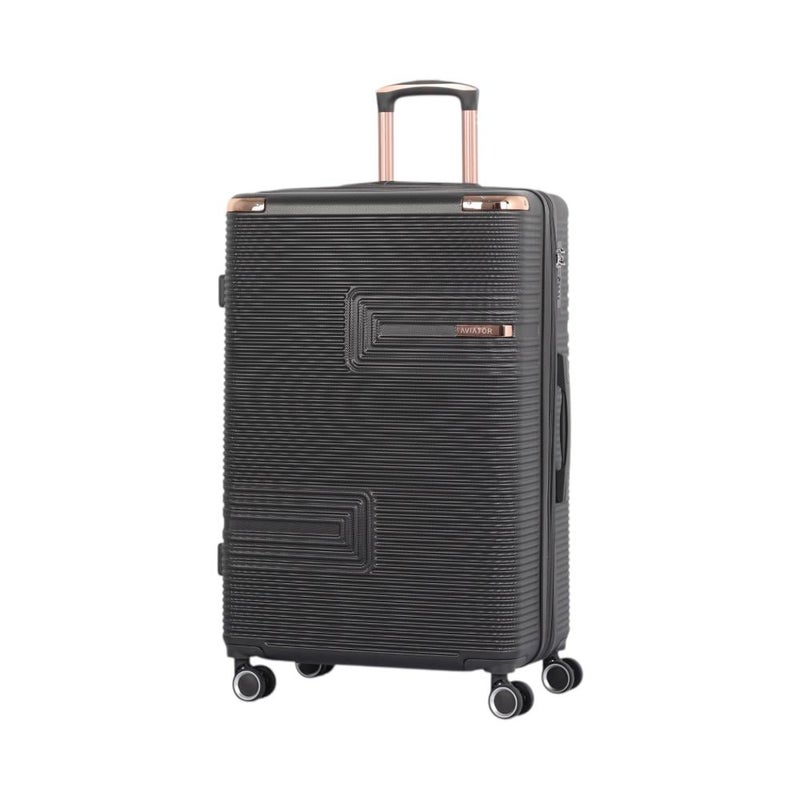 أفياتور شنط سفر  دبش عروسة - مكون من 4قطع ويشمل حقيبتين يد - بكفرات دبل وقفل رقمي ثابت -  ماركة / AVIATOR - Image 2